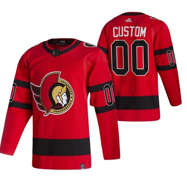 Ottawa Senators Trikot Benutzerdefinierte 2021 Reverse Retro Special Edition Authentic Rot